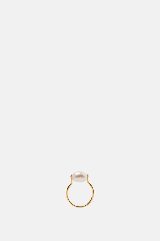 Beatriz Palacios Baroque Ball Gold Ring.