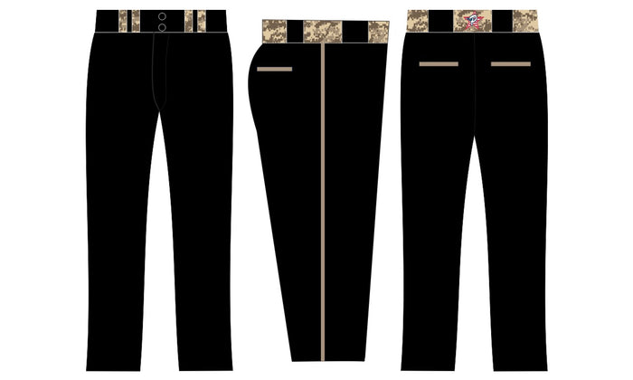 Black / Digi Camo Pants