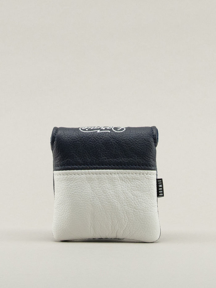Blue & White Center Shafted Mallet Cover