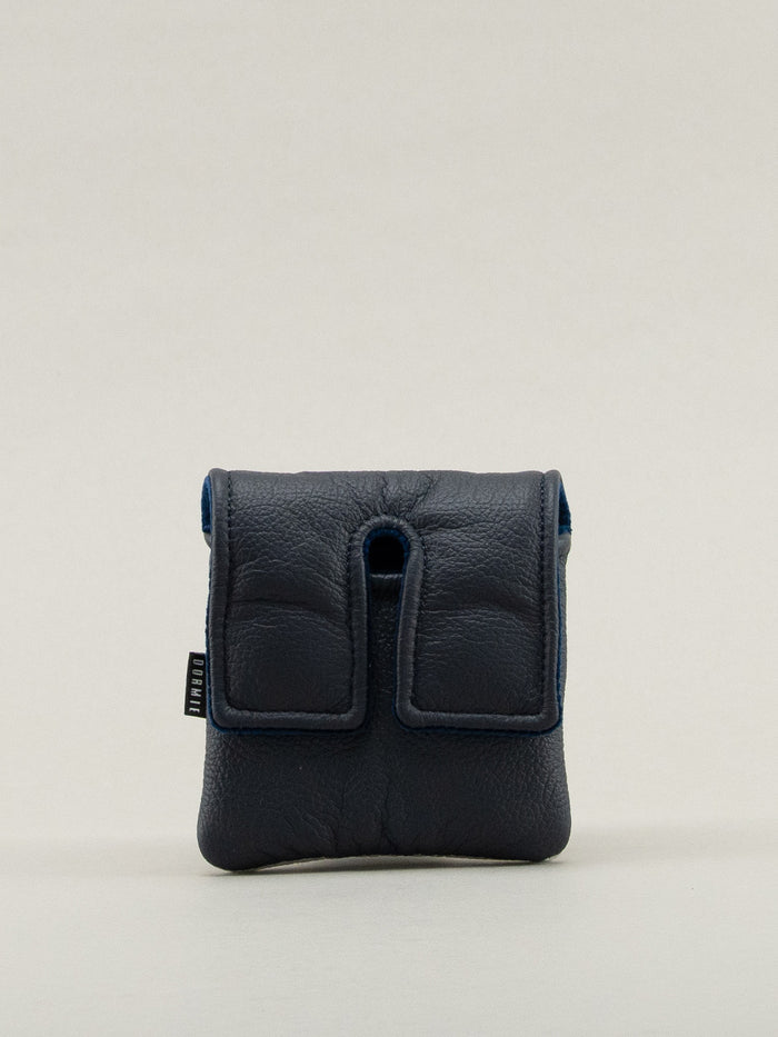 Blue & White Center Shafted Mallet Cover
