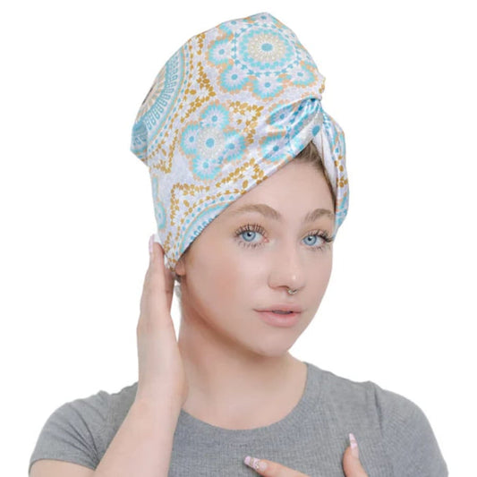 Bounce Curl Satin Microfiber Turban