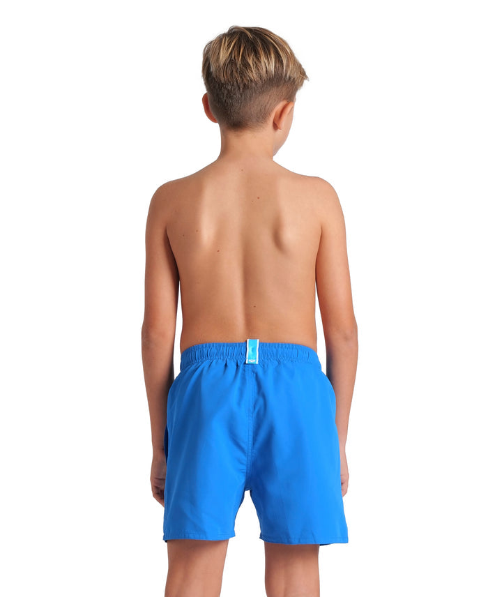 BOYS' BEACH BOXER SOLID - BLUE