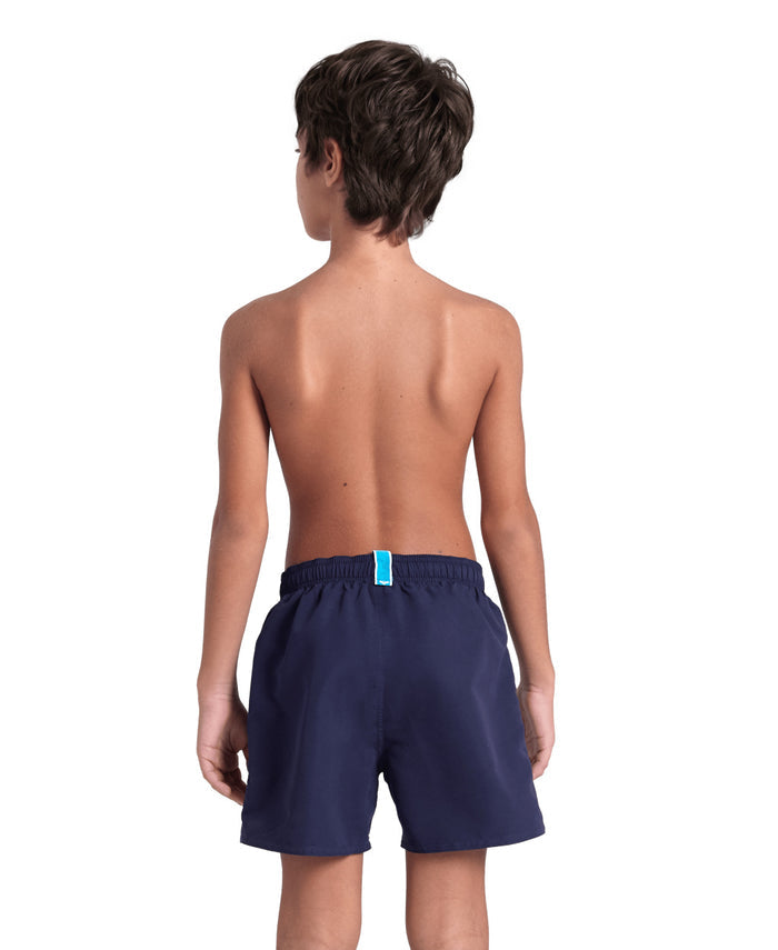 BOYS' BEACH BOXER SOLID - NAVY BLUE