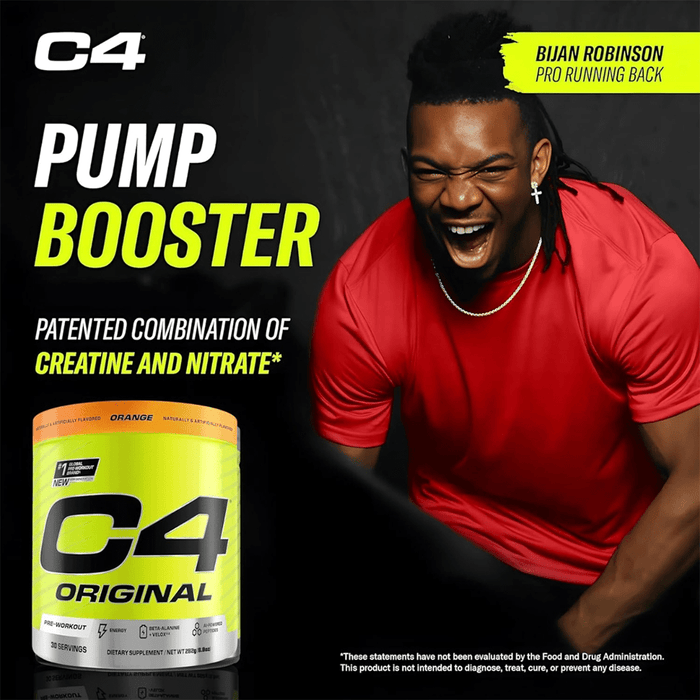 C4 Original Pre Workout Powder Orange Burst Flavor – 30 Servings - Beauty Tribe