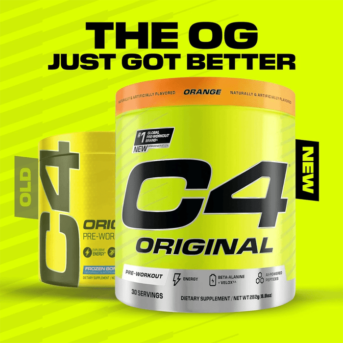 C4 Original Pre Workout Powder Orange Burst Flavor – 30 Servings - Beauty Tribe