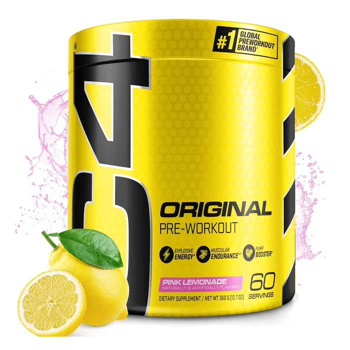 C4 Original Pre Workout Powder Pink Lemonade Flavor – 50 Servings - Beauty Tribe