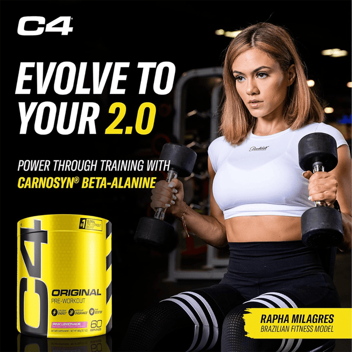 C4 Original Pre Workout Powder Pink Lemonade Flavor – 50 Servings - Beauty Tribe