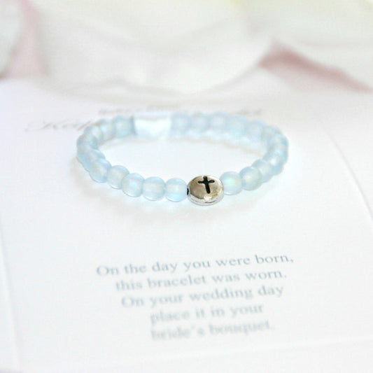 CA Infant Boy Bracelet w/ Poem-Blue