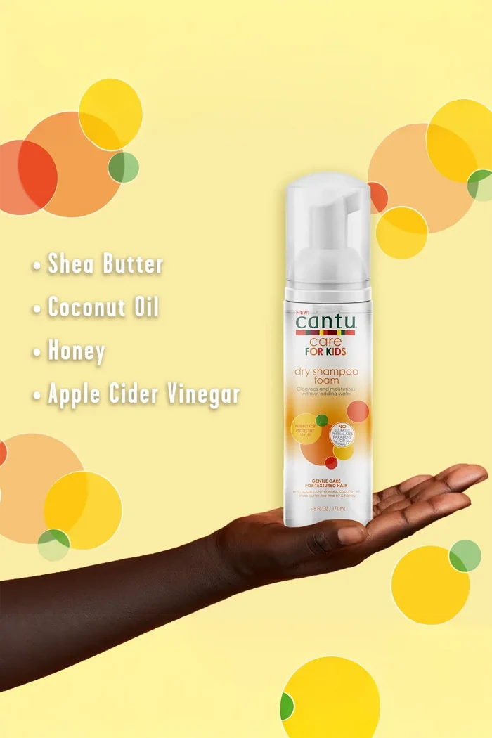 CANTU CARE FOR KIDS DRY SHAMPOO FOAM 5.8oz CANTU CARE FOR KIDS