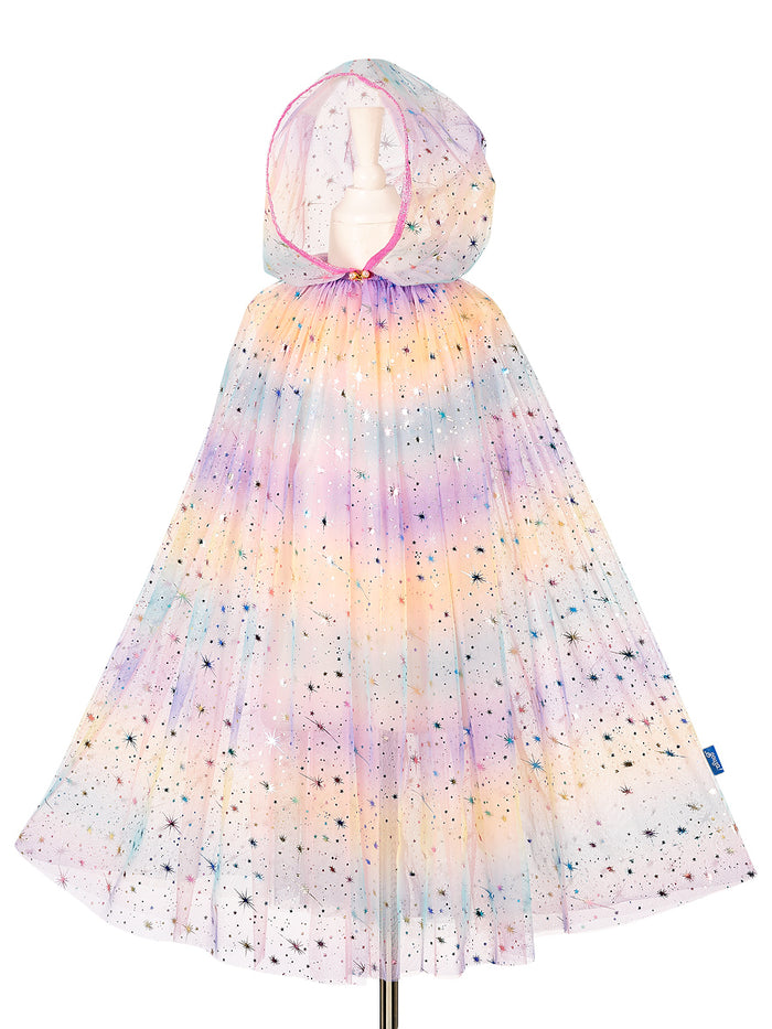 Cape Dress Up - Julyanne - Rainbow - Front Cut
