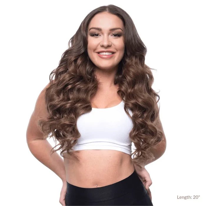 Caramel Brown (4) 18" 125g - Clip-Ins