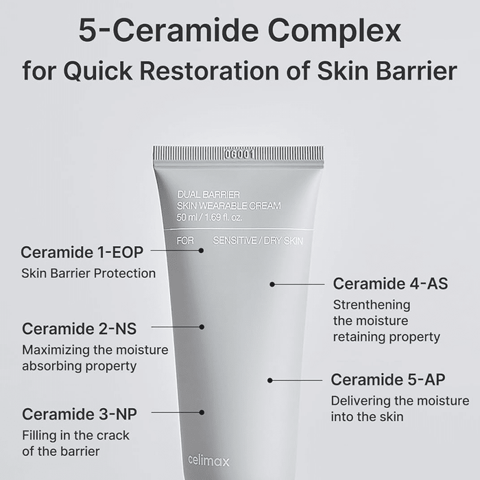 Celimax Dual Barrier Skin Wearable Cream 50ml - Beauty Tribe