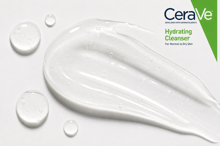 Cerave Hydrating Cleanser for Normal to Dry Skin with Hyaluronic Acid