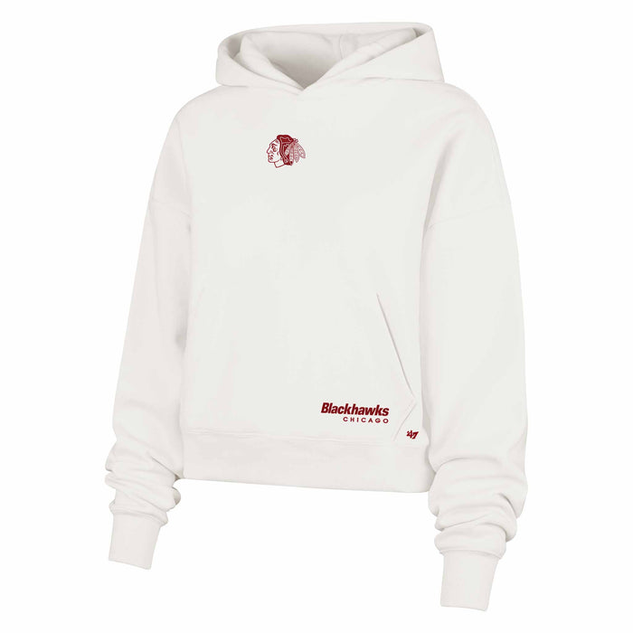 Chicago Blackhawks Women's 47 Brand Sandstone Sue Foundation Hooded Sweatshirt