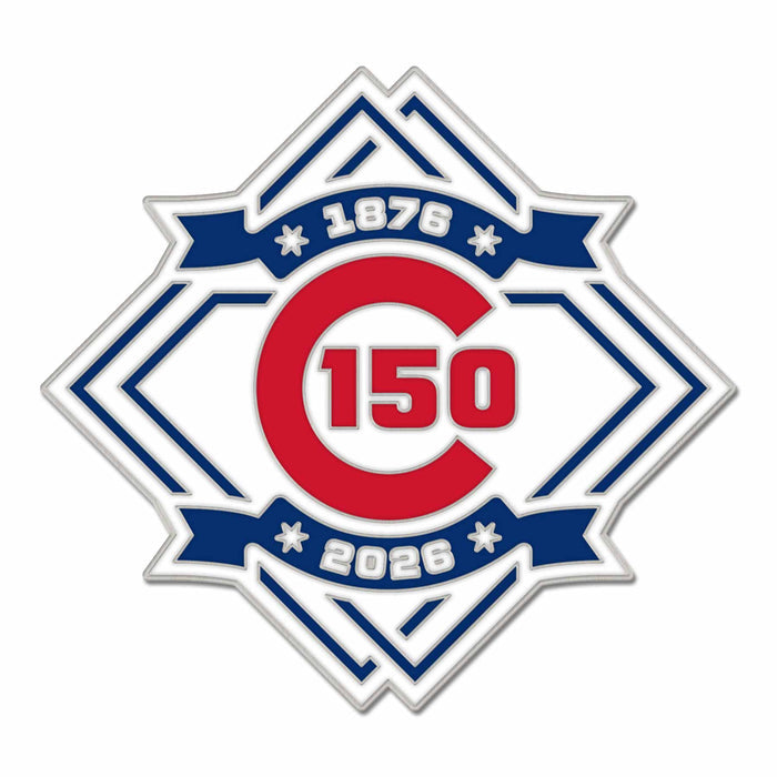 Chicago Cubs 150 Year Lapel Pin