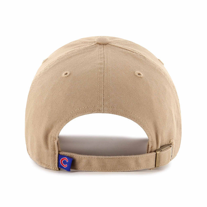 Chicago Cubs 47 Brand Walking Bear Khaki Clean Up Adjustable Cap