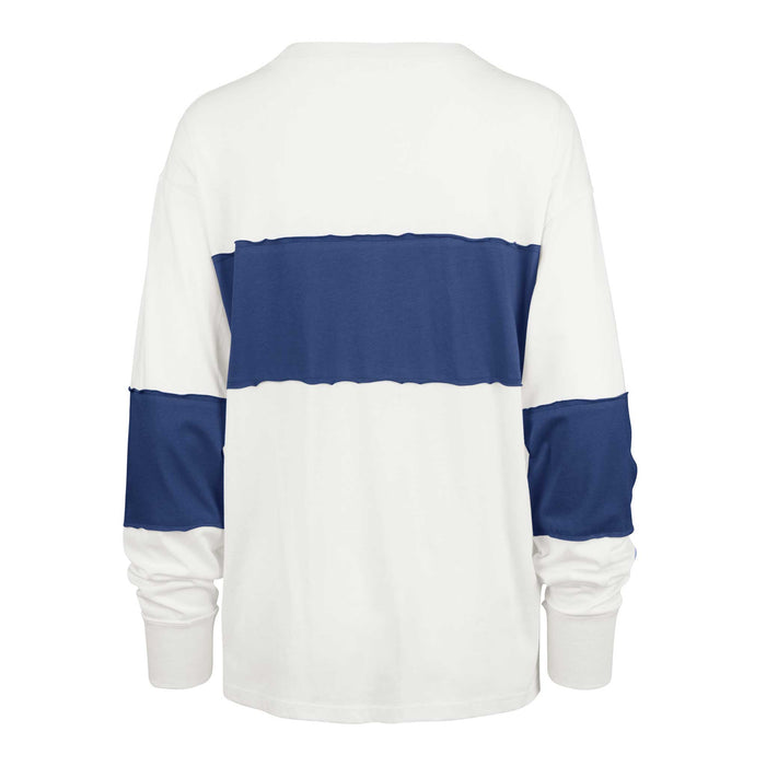 Chicago Cubs 47 Brand Women's Sandstone Clubhouse Pride Taylor Long Sleeve Tee