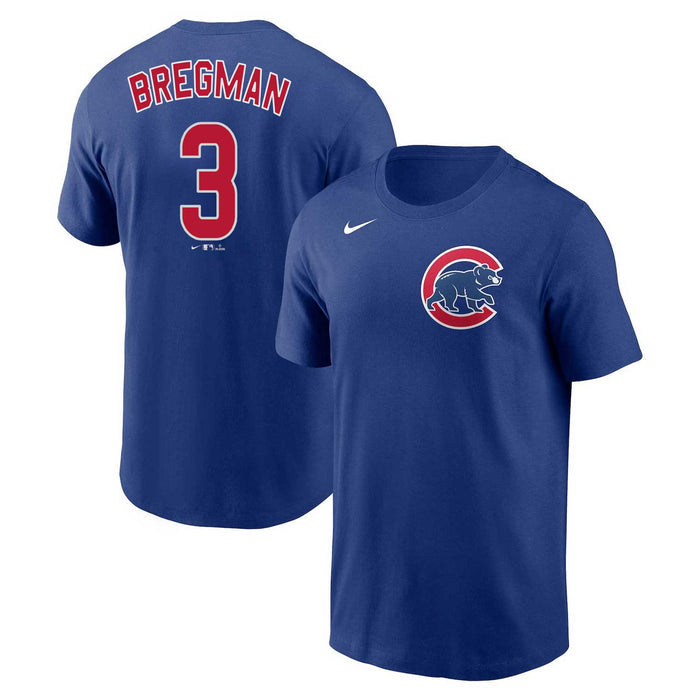 Chicago Cubs Alex Bregman Nike Home Fuse Name & Number T-Shirt