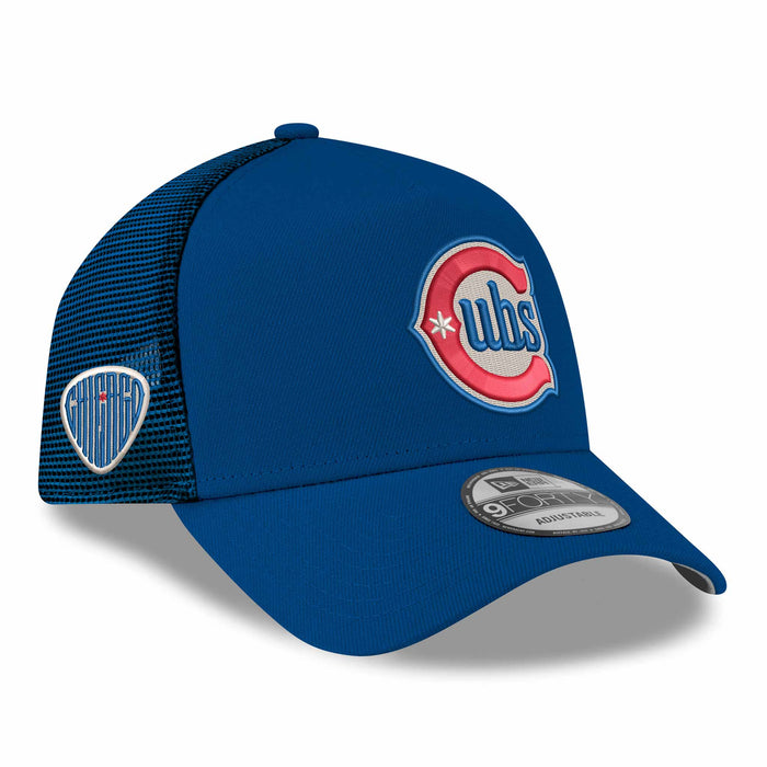 Chicago Cubs New Era 9FORTY M Crown Alternate Two Trucker Cap