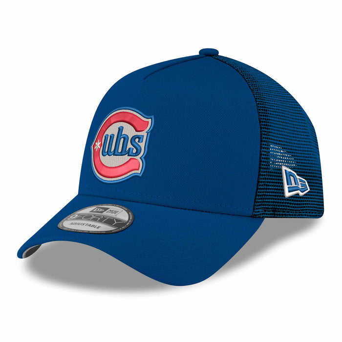 Chicago Cubs New Era 9FORTY M Crown Alternate Two Trucker Cap