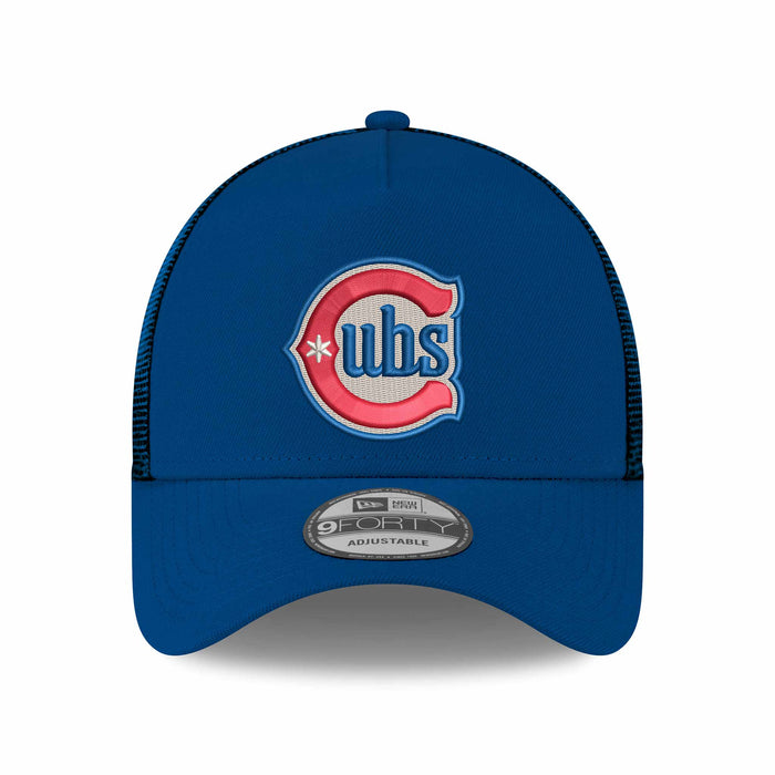 Chicago Cubs New Era 9FORTY M Crown Alternate Two Trucker Cap