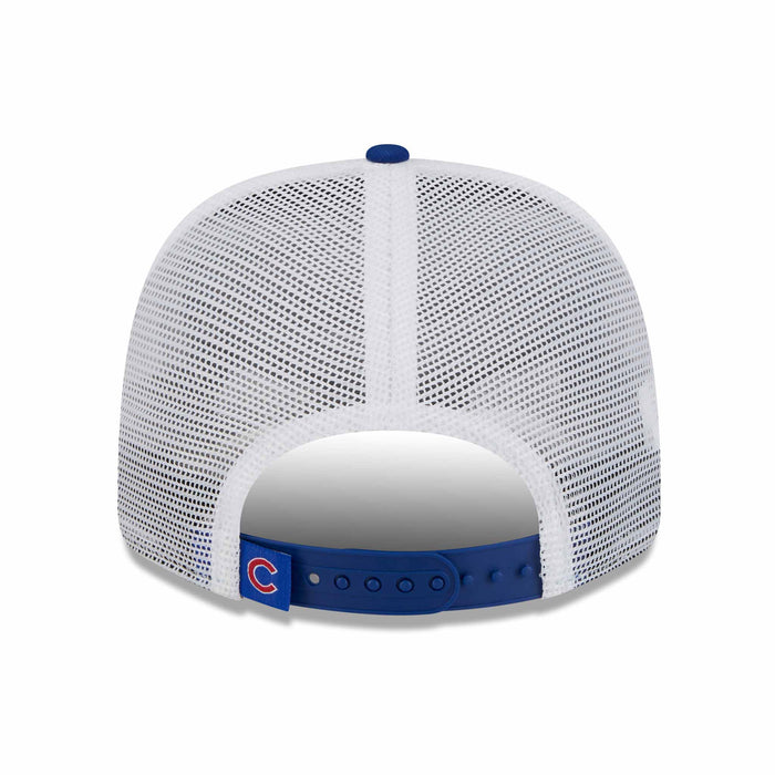 Chicago Cubs New Era Franchise 9SEVENTY Trucker Stretch Snap Adjustable Cap