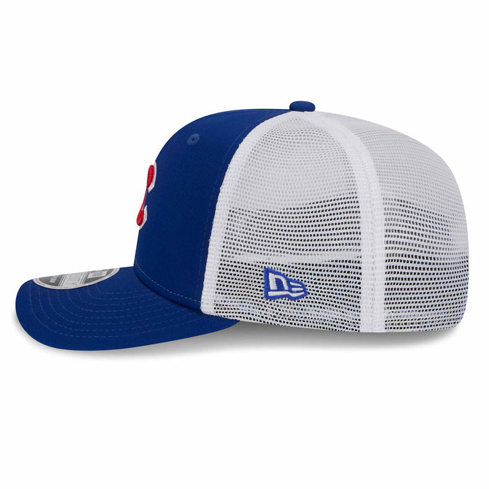 Chicago Cubs New Era Franchise 9SEVENTY Trucker Stretch Snap Adjustable Cap