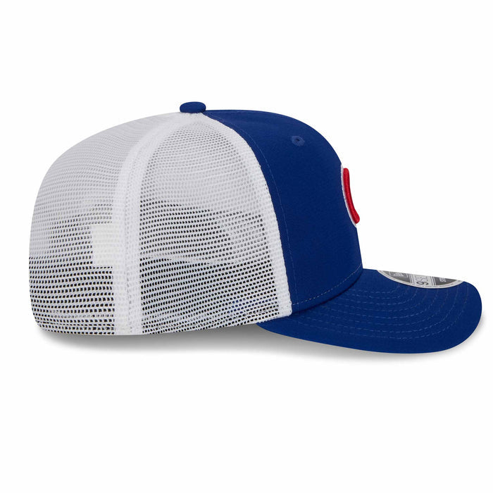 Chicago Cubs New Era Franchise 9SEVENTY Trucker Stretch Snap Adjustable Cap