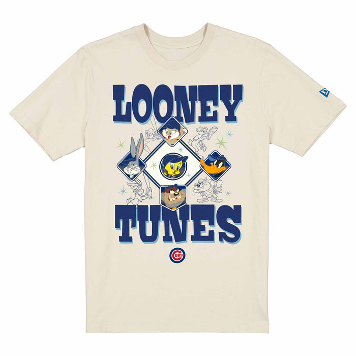 Chicago Cubs New Era Looney Tunes Short Sleeve Tee Shirt