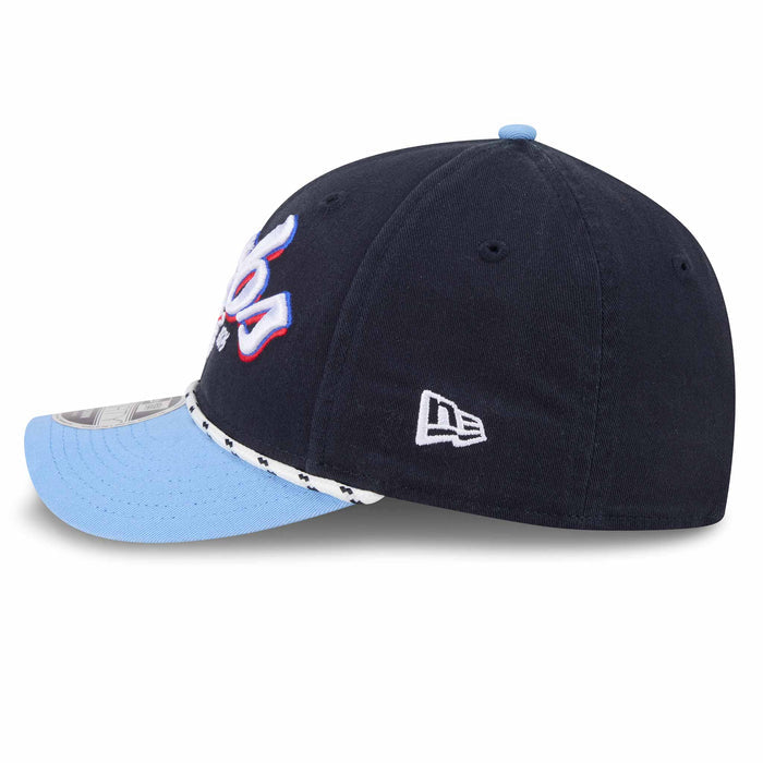 Chicago Cubs New Era Team Loyal Rope 9FORTY Snapback Adjustable Cap
