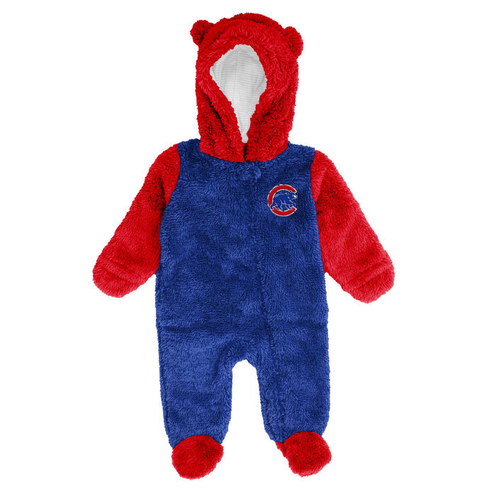 Chicago Cubs Newborn Teddy Fleece Coverall