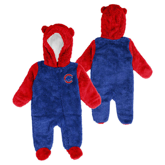 Chicago Cubs Newborn Teddy Fleece Coverall