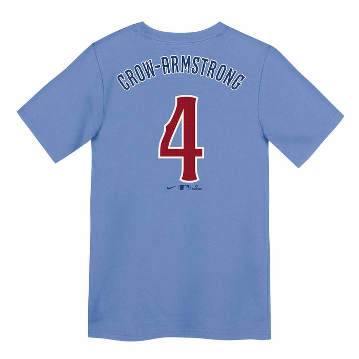 Chicago Cubs Pete Crow Armstrong Nike Pre School Alternate Blues Name & Number T-shirt