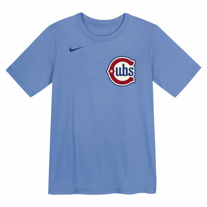 Chicago Cubs Pete Crow Armstrong Nike Pre School Alternate Blues Name & Number T-shirt