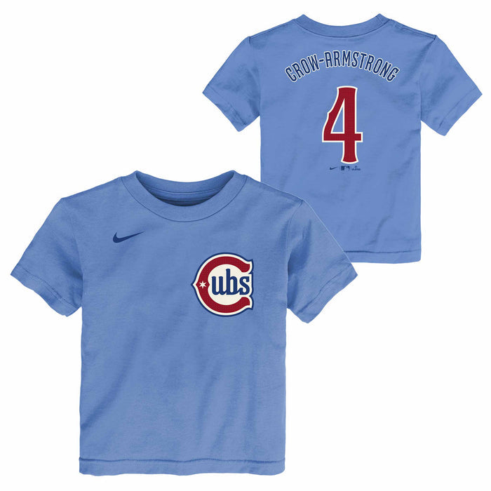 Chicago Cubs Pete Crow Armstrong Nike Toddler Alternate Blues Name & Number T-shirt