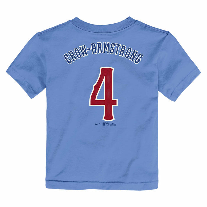 Chicago Cubs Pete Crow Armstrong Nike Toddler Alternate Blues Name & Number T-shirt