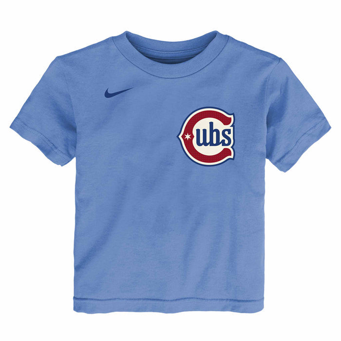 Chicago Cubs Pete Crow Armstrong Nike Toddler Alternate Blues Name & Number T-shirt