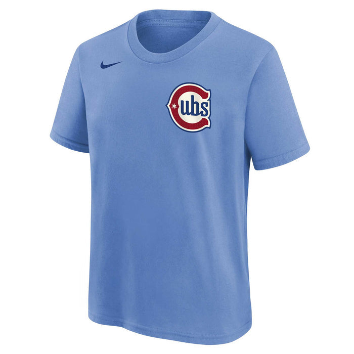 Chicago Cubs Pete Crow Armstrong Nike Youth Alternate Blues Name & Number T-Shirt
