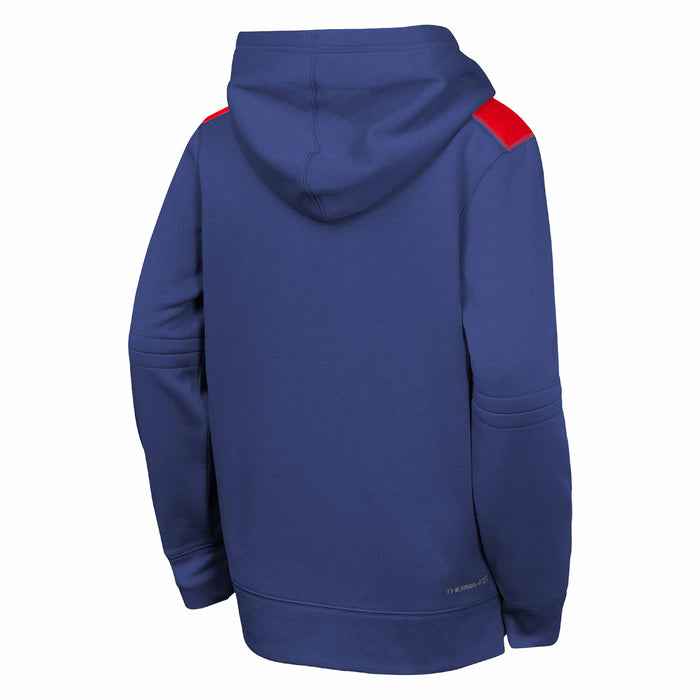 Chicago Cubs Youth 2025 Nike Authentic Collection Royal Blue Hooded Sweatshirt