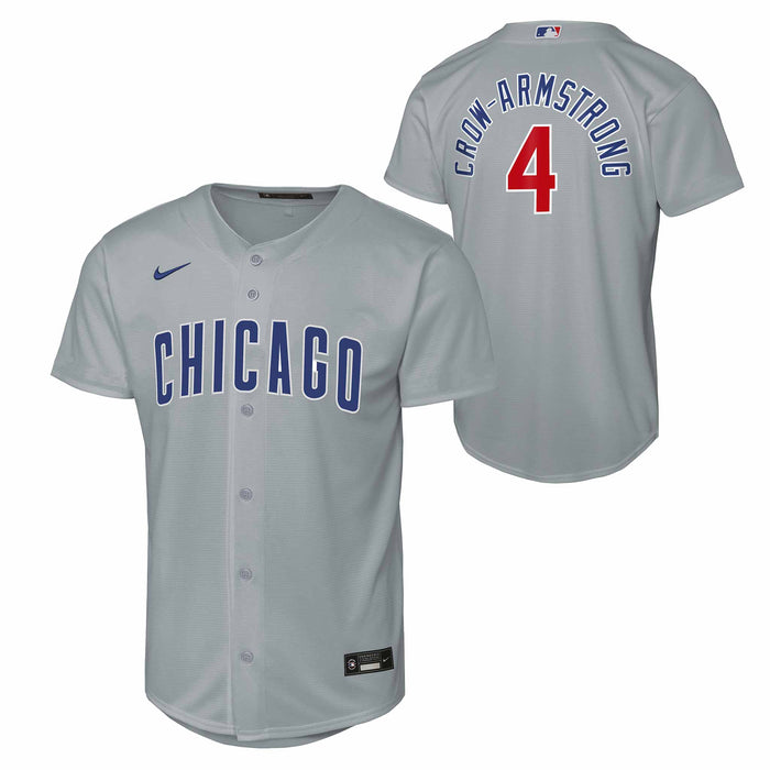 Chicago Cubs Youth Pete Crow-Armstrong Nike Road Home Run Jersey