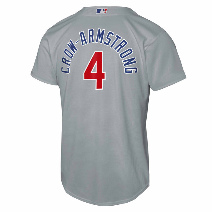 Chicago Cubs Youth Pete Crow-Armstrong Nike Road Home Run Jersey