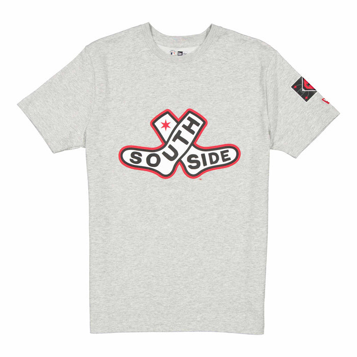 Chicago White Sox New Era 2025 City Connect Double Sock Logo T-Shirt