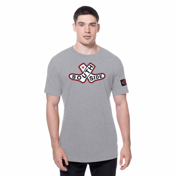 Chicago White Sox New Era 2025 City Connect Double Sock Logo T-Shirt