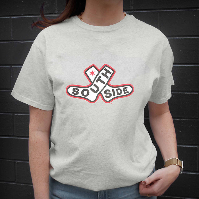 Chicago White Sox New Era 2025 City Connect Double Sock Logo T-Shirt