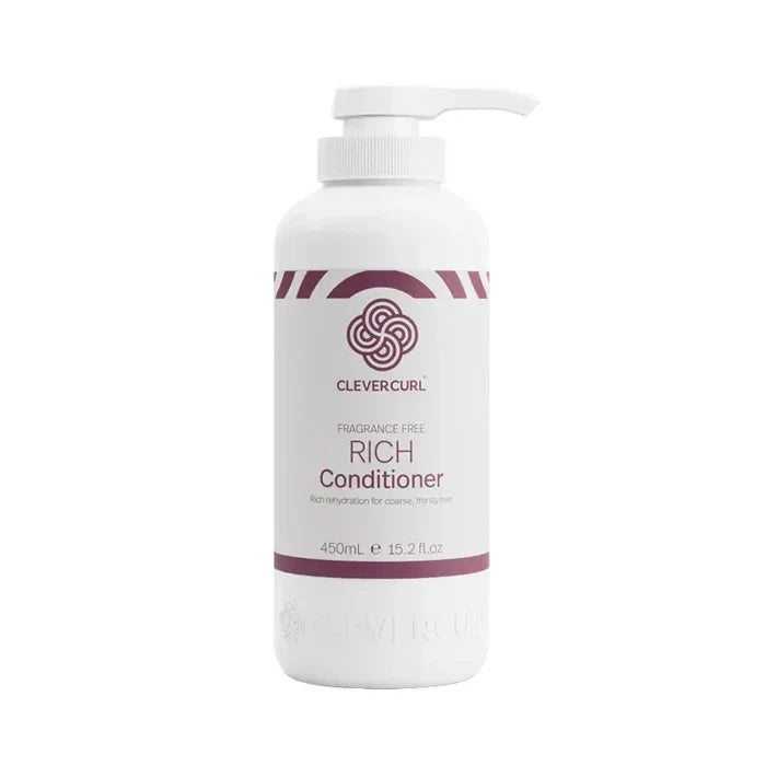 clever curl simple Clever Curl Rich Conditioner Fragrance Free - 450ml