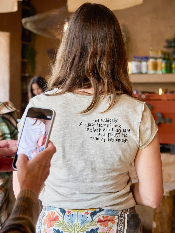 Cotton Coffee Shop Tee - Trust The Magic-view 1