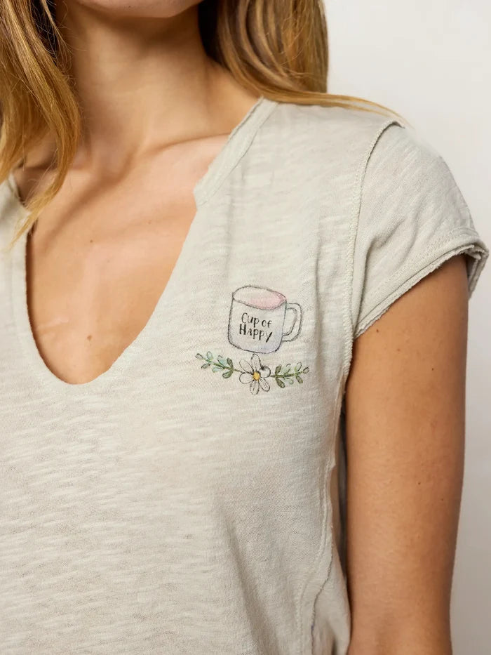 Cotton Coffee Shop Tee - Trust The Magic-view 3