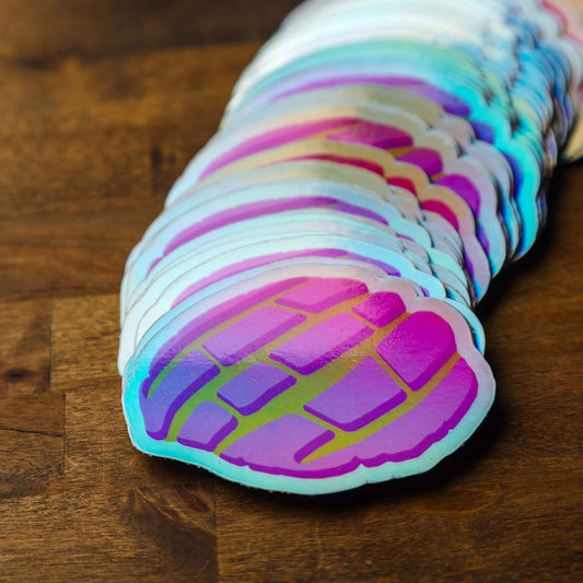 concha pan dulce holographic sew bonita
