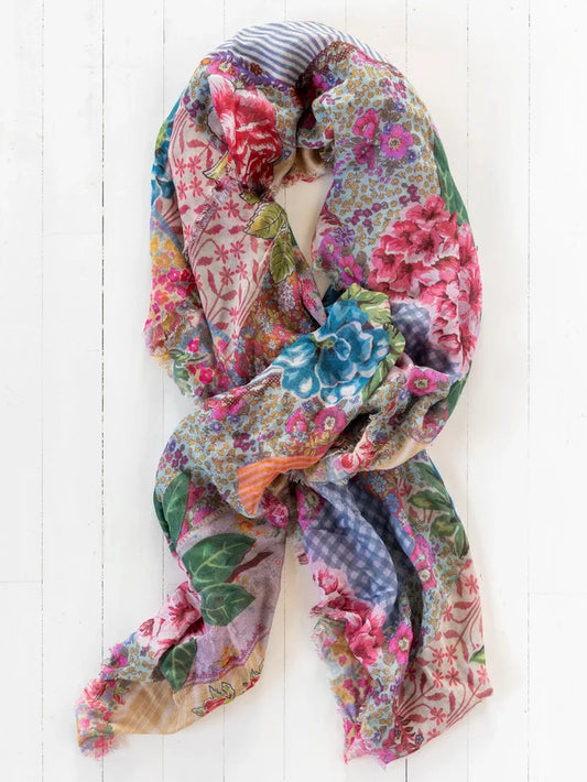 Convertible Scarf -  Pink Vintage Treasure-view 1