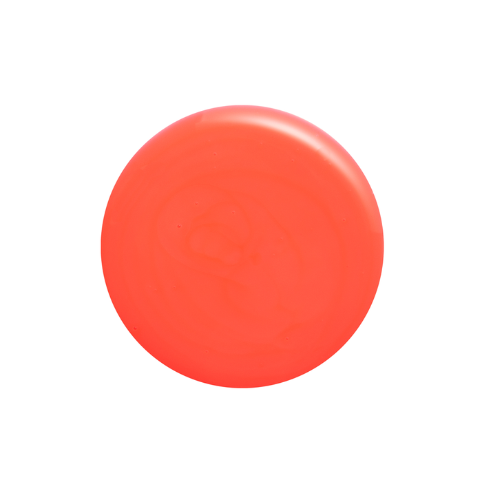 Coral Crush orange coral pink nail polish color swatch